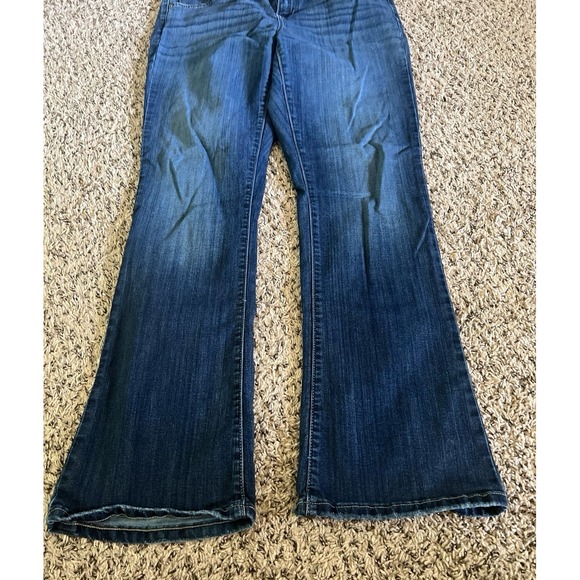 Simply Vera Wang Women's Blue Bootcut Whiskered Jeans Size 14‎ - Picture 3 of 8